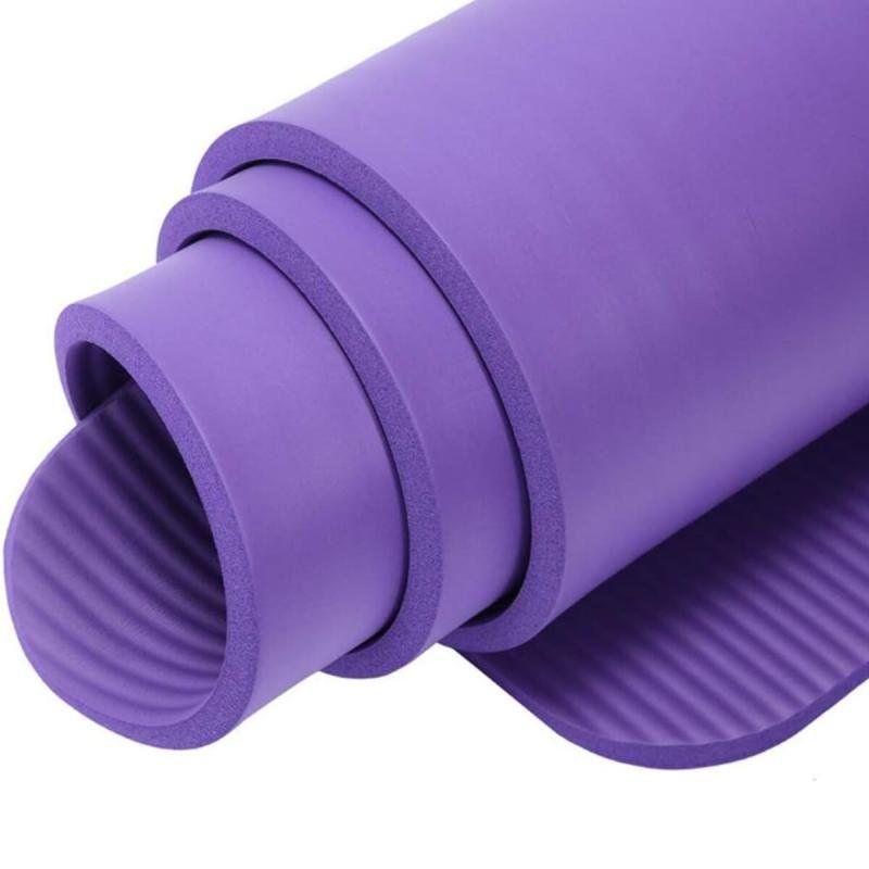 سجادة تمارين اليوغا عالية الكثافة بسمك 10 ملي مع فوم مريح للتمارين الرياضية واليوجا