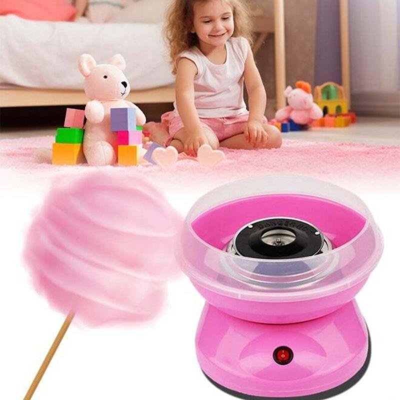 آلة صنع حلوى غزل البنات الكهربائية الصغيرة، آلة صنع حلوى غزل البنات المحمولة، أدوات منزلية للأطفال