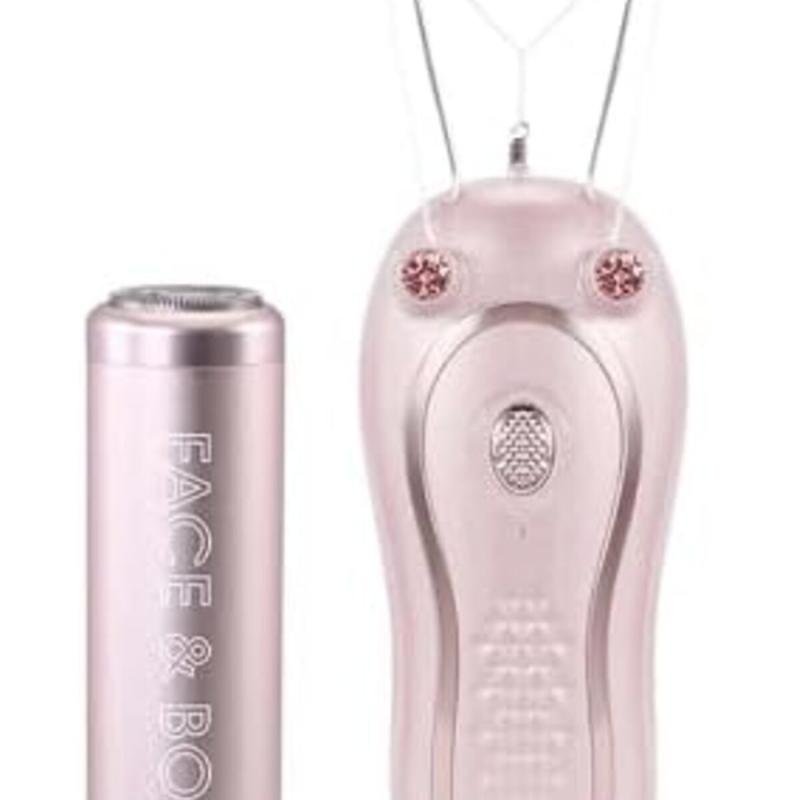 ماكينة إزالة الشعر من انزو، لإزالة الشعر بدون مجهود مزودة بسرعتين وتقنية خيوط القطن وإضاءة، En-6083a