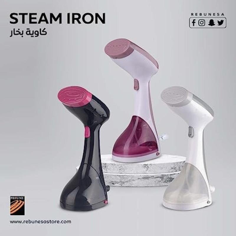 مكواة بخار محمولة بقوة 1400 واط وسعة 220 مل، مكواة بخار للملابس، مزيلة للتجاعيد، وقت تسخين قصير