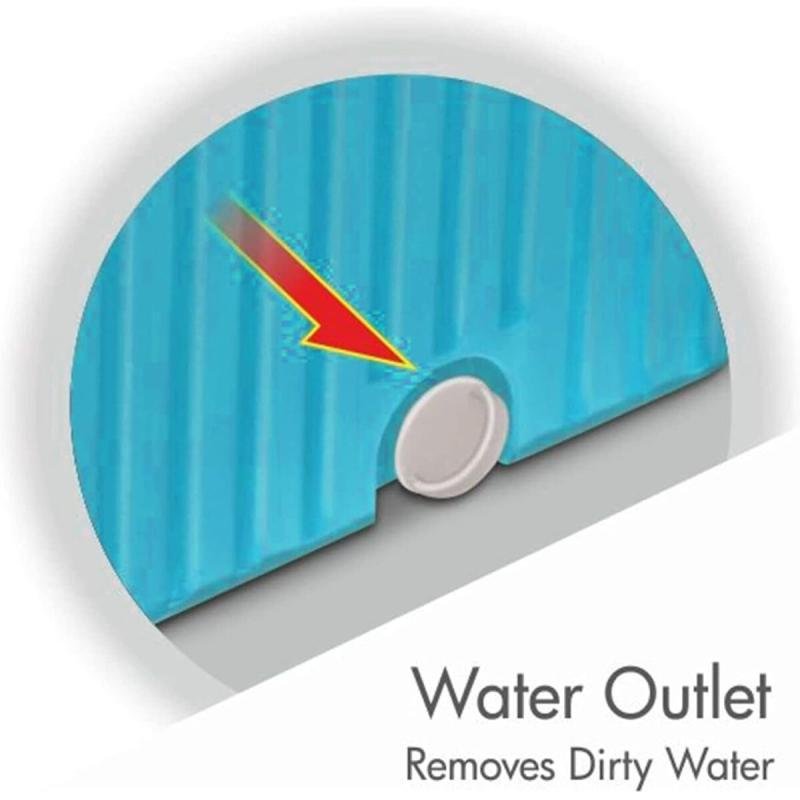 مجموعة ممسحة و دلو دوارة سهلة العصر والتنظيف، ممسحة ارضية مع عصارة دوارة ورأس ممسحة من المايكروفايبر