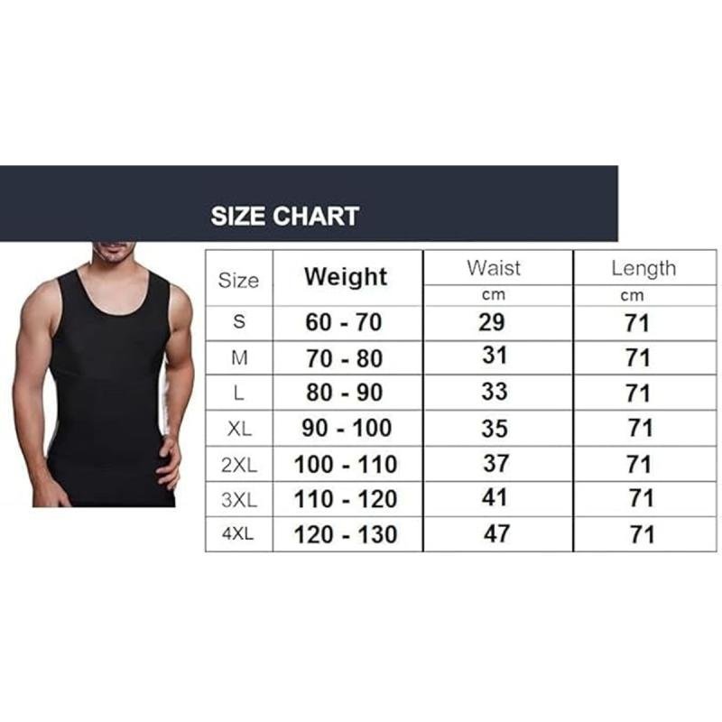 فيست تنحيف الجسم للرجال،قمصان ضغط للتثدي، سترة داخلية للتحكم في البطن،مشد سليم لنحت الجسم