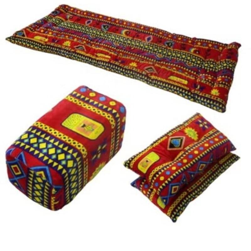 طقم جلوس أرضي فاخر 4 في 1 - مجلس عربي تراثي، طقم أريكة أرضية