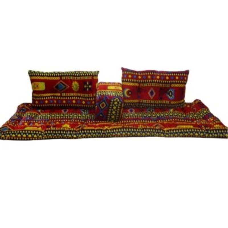 طقم جلوس أرضي فاخر 4 في 1 - مجلس عربي تراثي، طقم أريكة أرضية