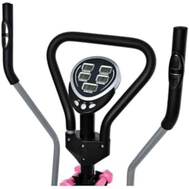 دراجة تمارين اوربتراك 3 في 1 مع تويستر لتمارين الخصر مع دمبل لتمارين العضلات,مع شاشة LCD,يتحمل 120كج