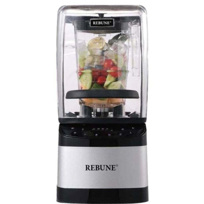 خلاط كهربائي عالي السرعة سعة 2 لتر وقوة 1800 واط RE-2-106 أسود/فضي