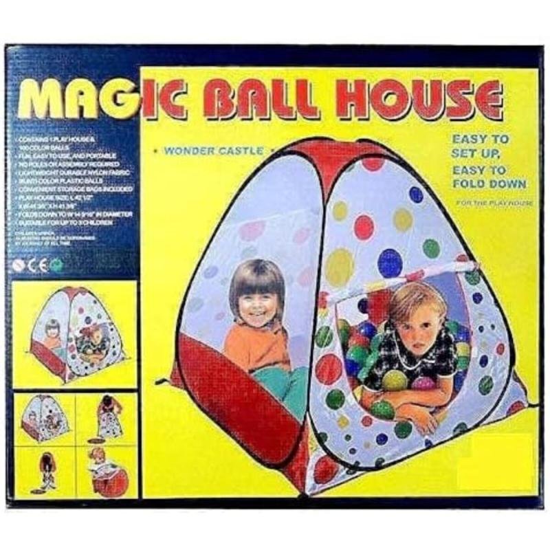 خيمة قابلة للطي من ماجيك بول هاوس مع 50 كرة