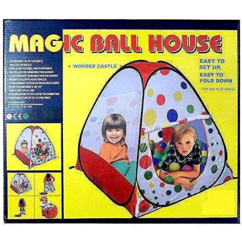خيمة قابلة للطي من ماجيك بول هاوس مع 50 كرة