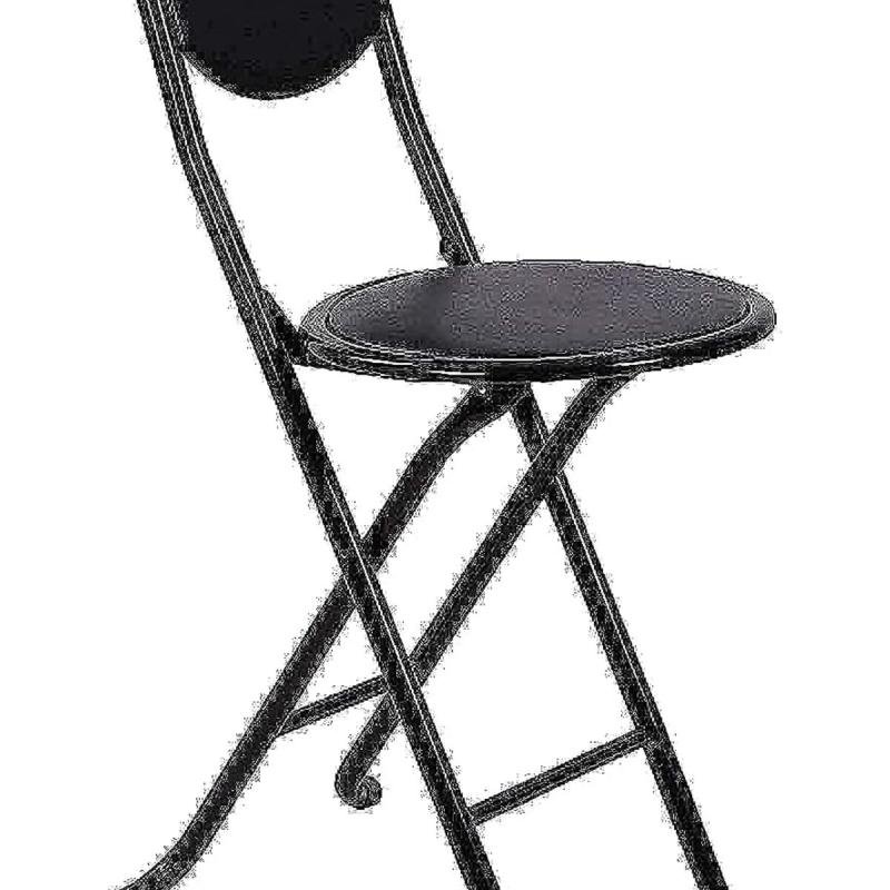 كرسي صلاة مورانو، قابل للطي، أسود SP/03/6 BL