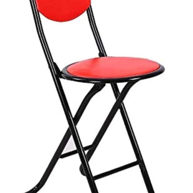 كرسي مريح قابل للطي مع ظهر، كرسي صلاة، كرسي لكبار السن، كرسي تخييم، كرسي