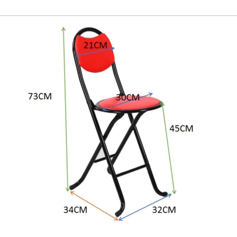 كرسي صلاة قابل للطي وسهل الاستخدام والتنقل, اللون الأخضر من Pixels Furniture