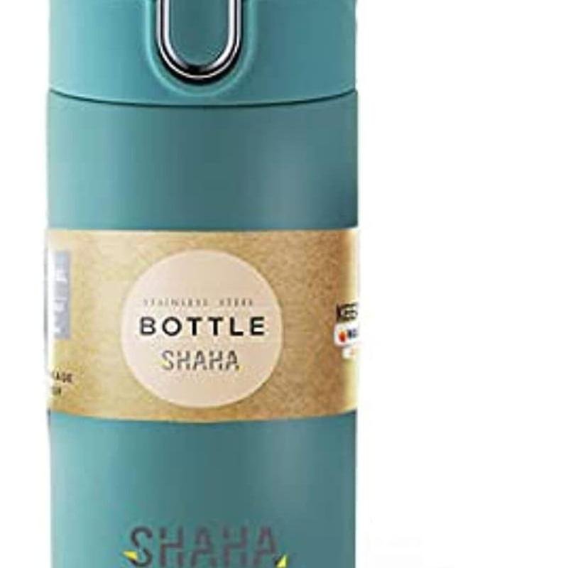 زجاجة شاها 311115056 مفرغة من الهواء، سعة 300 مل، لون أزرق