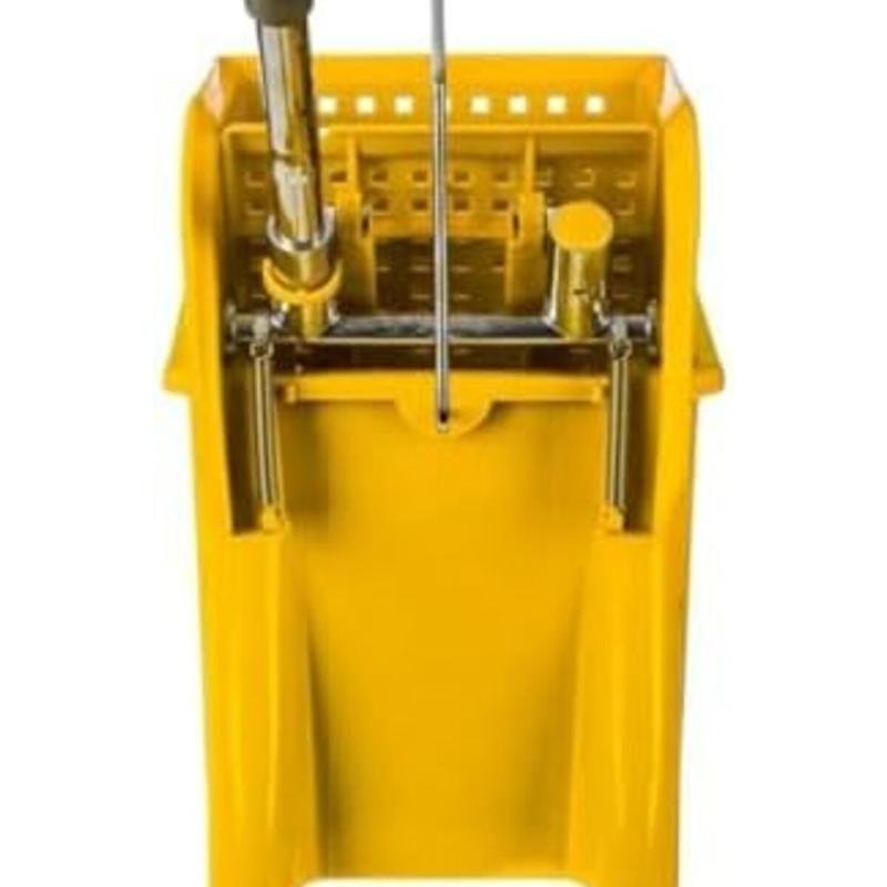 دلو ممسحة بعجلات وضغط جانبي من بونكا – دلو تنظيف احترافي للمنازل والفنادق والمستشفيات 20 لتر