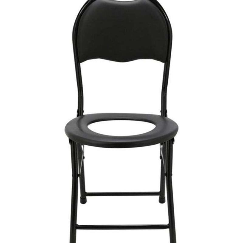 كرسي مرحاض تخييم قابل للطي 40 × 62 سم