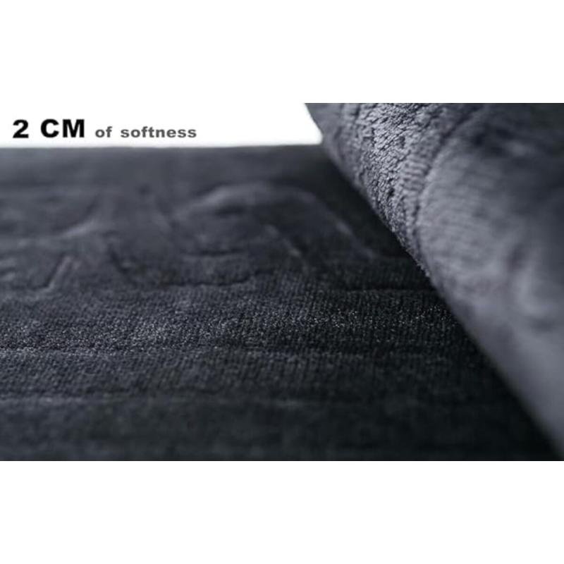 سجادة صلاة HFJ مع كرسي أرضي، ودعم ظهر قابل للطي، ومقعد تأمل محمول (بني)