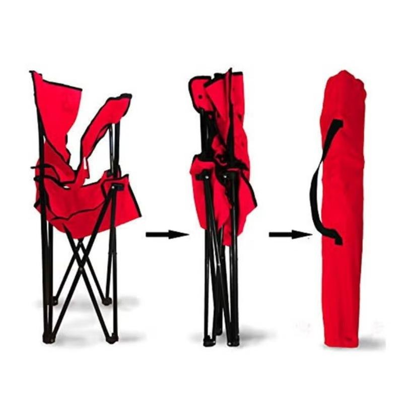 كرسي تخييم قابل للطي 35.5 × 21 × 34.7 بوصة 35.5 × 21 × 34.7 بوصة