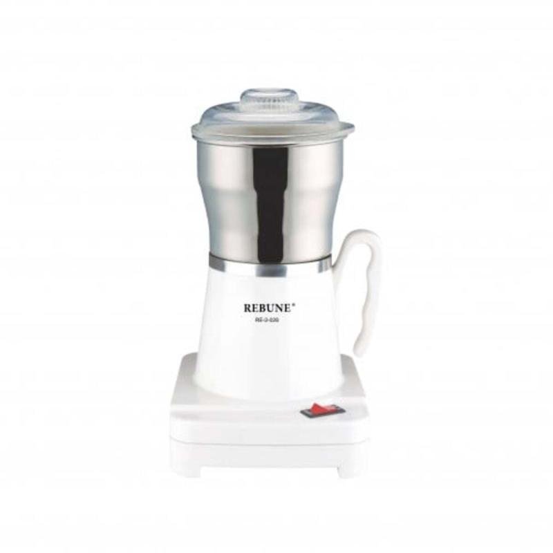 مطحنة قهوة كهربائية 300 جرام - 300 واط - أبيض - RE-2-028