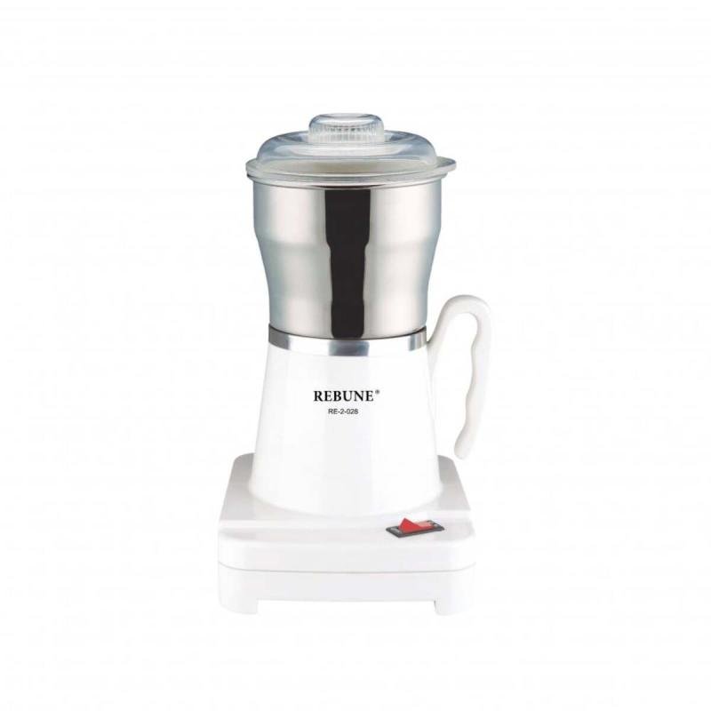 مطحنة قهوة كهربائية 300 جرام - 300 واط - أبيض - RE-2-028