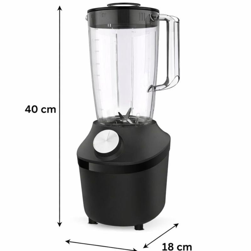 خلاط كهربائي ومطحنة توابل ريبون 650 واط - 1.8 لتر - RE-2-195