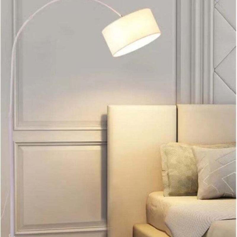 مصباح أرضي عمودي بسيط من دومويك نورديك، يحمي العين، مزود بإضاءة ثلاثية الألوان بقوة 12 واط