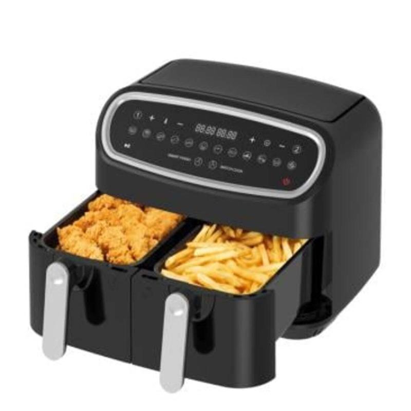 مقلاة هوائية كهربائية سعة 9 لتر - 1400 واط - أسود - RE-11-035