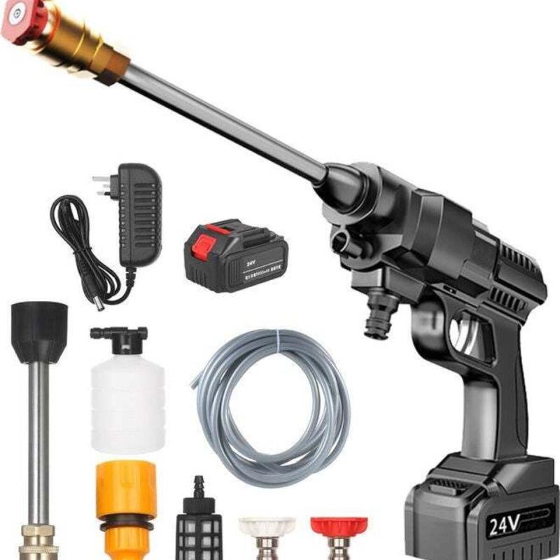 غسالة كهربائية لاسلكية عالية الضغط 24 فولت متعددة الألوان 9 أمتار