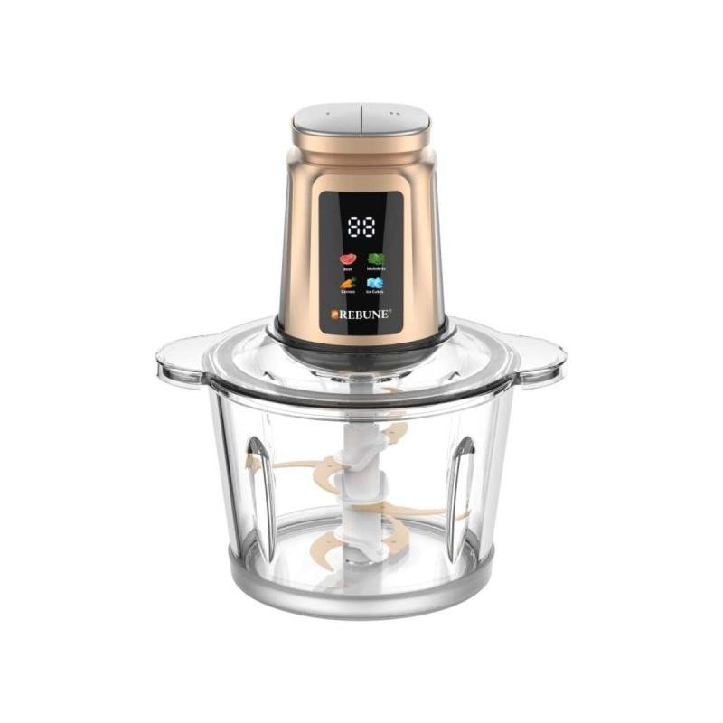 مفرمة طعام ولحوم كهربائية من ريبون، سعة 3 لتر، 500 واط، شاشة رقمية