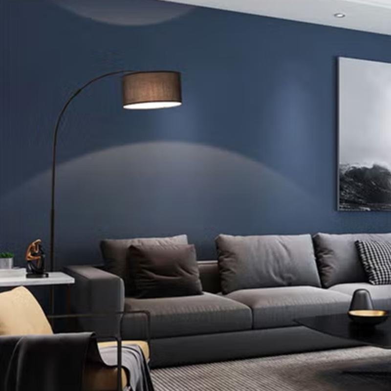 مصباح أرضي LED عمودي بتصميم كلاسيكي منحني