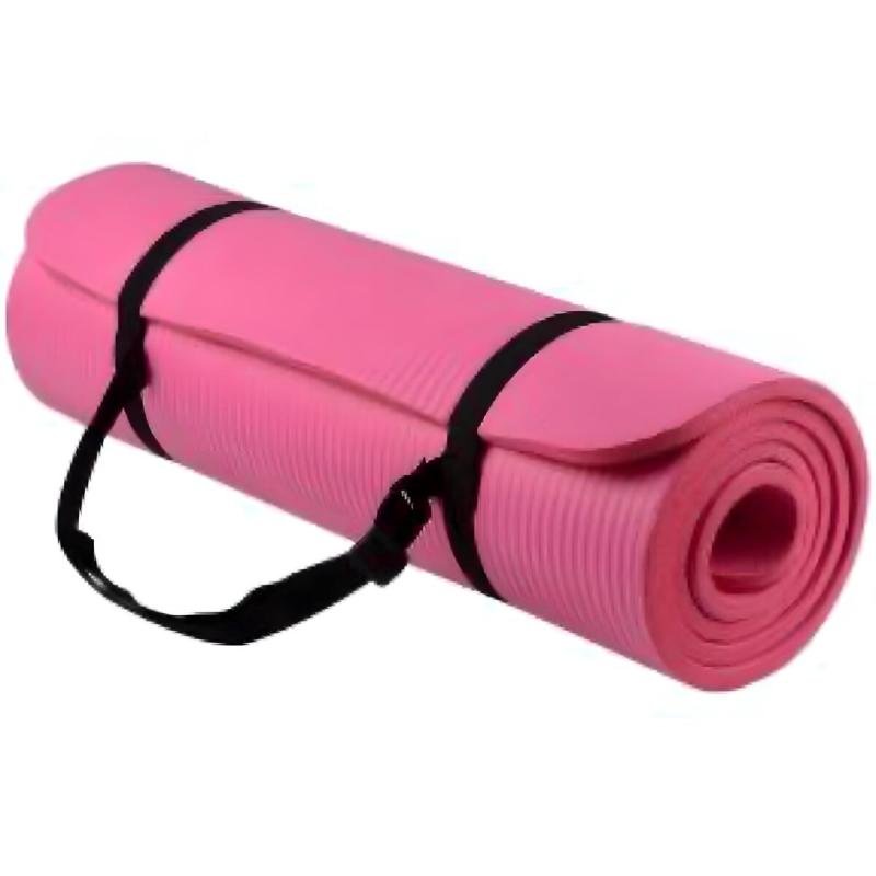 سجادة تمارين اليوغا عالية الكثافة بسمك 8 مل مع فوم مريح لتمارين الرياضية واليوجا
