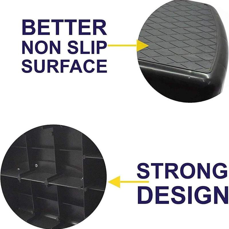 درجة ايروبيك لتمارين اللياقة البدنية قابلة للتعديل مع رافعات مناسبة لصالة الألعاب الرياضية المنزلية