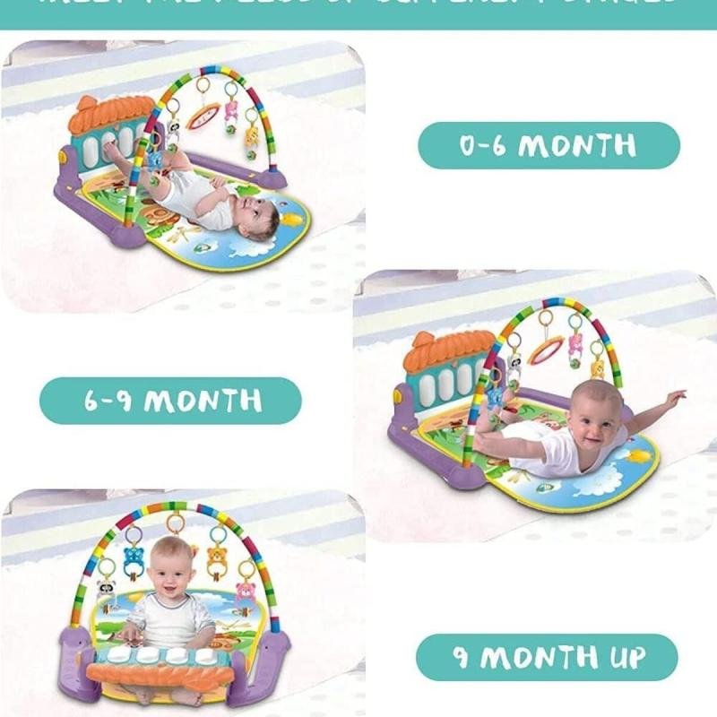 🎹🧸 بساط وسجادة لعب بيانو للأطفال حديثي الولادة 3×1 – موسيقى وألعاب ترفيهية وتنمية مهارات