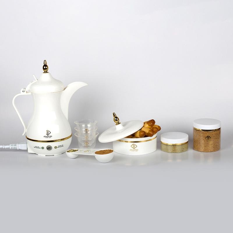 دلة المسافر - صانعة القهوة السعودية الكهربائية 400 مل