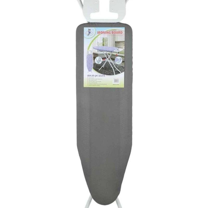 لوح مكواة تركي مع غطاء مقاوم للحرارة، 110 × 33 سم، لوح مكواة، مسند مكواة، أقدام مضادة للانزلاق