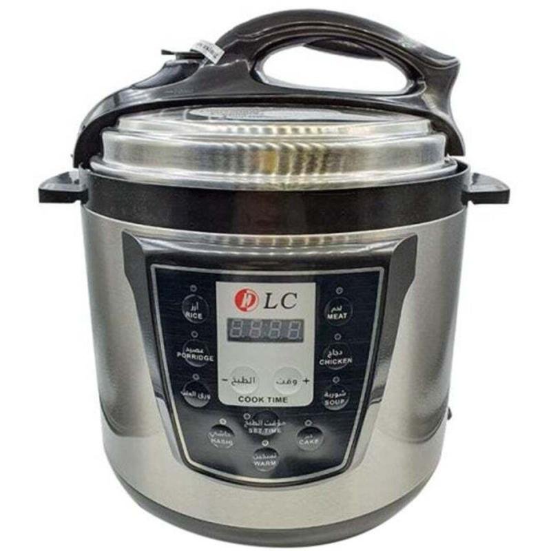 قدر ضغط كهربائي ١٢ لتر ١٥٠٠ واط DLC-٣٠٢٢ فضي/أسود