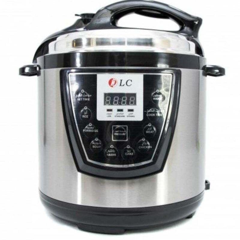 قدر ضغط كهربائي ١٢ لتر ١٥٠٠ واط DLC-٣٠٢٢ فضي/أسود