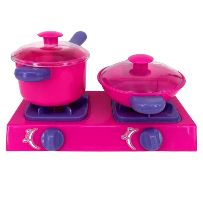 👨‍🍳 مطبخ بنات للاطفال مكون من 30 قطعة و طعام تفاعلي صغيرة للبنات مع موقد طبخ وخضروات و فاكهة