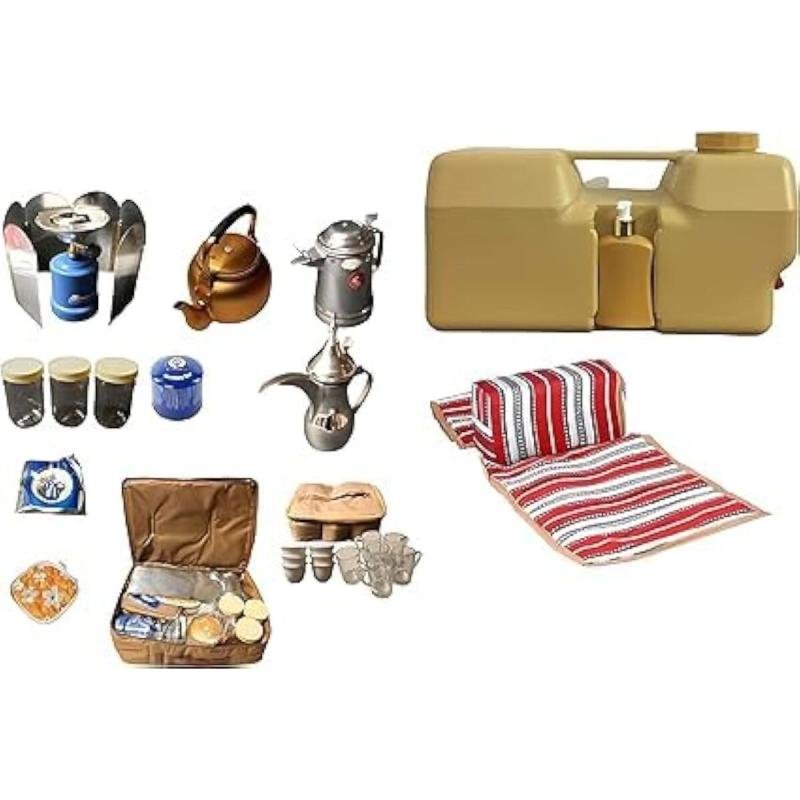 طقم عزبة و سفر سفاري للقهوة والحليب و الشاي من بونكا