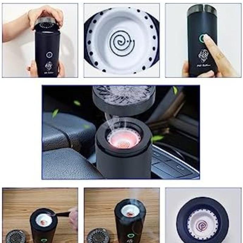 مبخرة كهربائية من Kekestore قابلة للشحن عبر USB للسيارة والمنزل