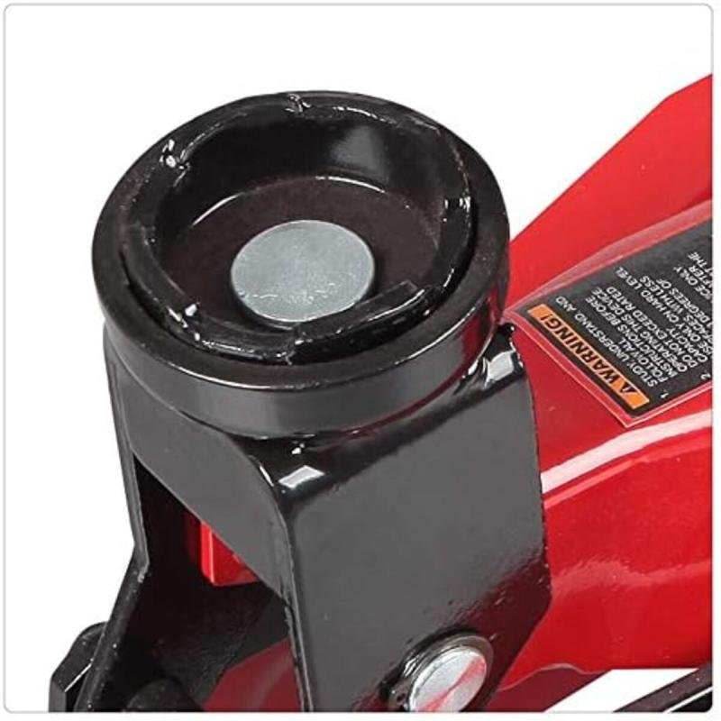 رافعة أرضية هيدروليكية تورين T82012 من بيج ريد - سعة 2 طن (4000 رطل) مع حقيبة تخزين، لون أحمر