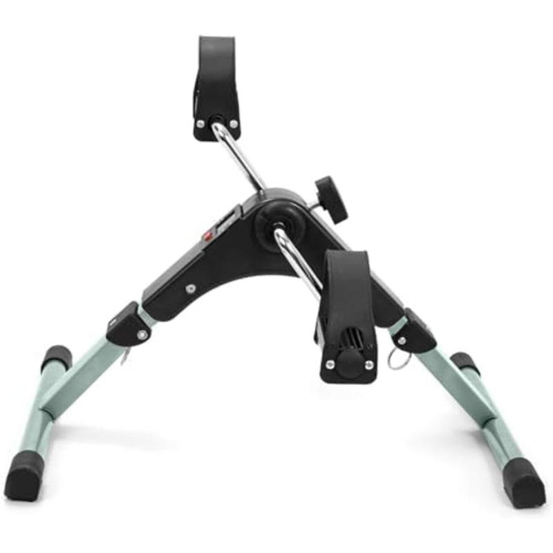 جهاز تمارين منزلي محمول قابل للطي مزود بدواسات وشاشة LCD