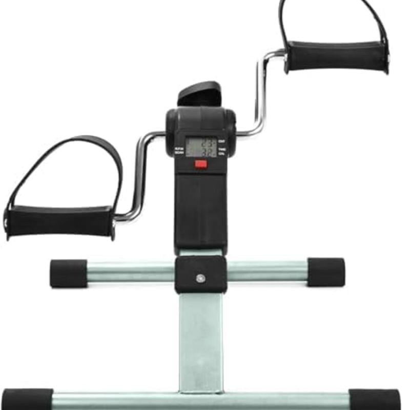 جهاز تمارين منزلي محمول قابل للطي مزود بدواسات وشاشة LCD