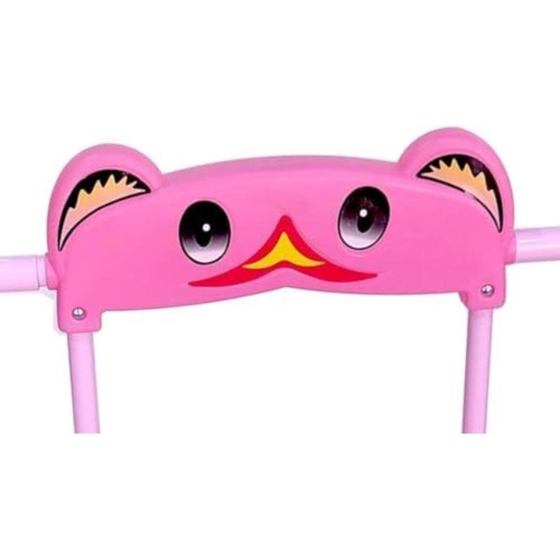 أرجوحة أطفال مع مقعد أمان، يمكن استخدامها في الأماكن المغلقة أو الهواء الطلق أو الفناء الخلفي، للأطفال، الرضع، وردي