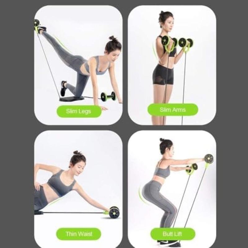 جهاز تدريب عضلات البطن متعدد الوظائف - أخضر