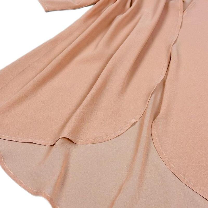 كارديجان كيمونو صيفي من بانكا، كارديجان طويل فضفاض بلون بيج أنيق وبسيط للنساء والفتيات