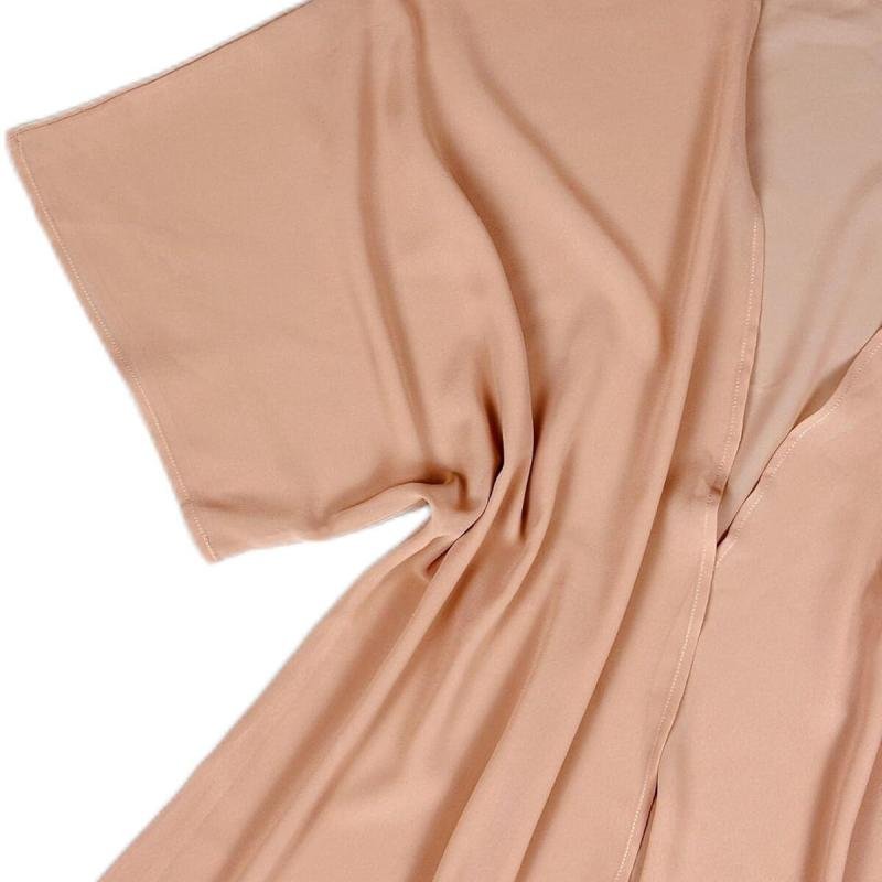 كارديجان كيمونو صيفي من بانكا، كارديجان طويل فضفاض بلون بيج أنيق وبسيط للنساء والفتيات