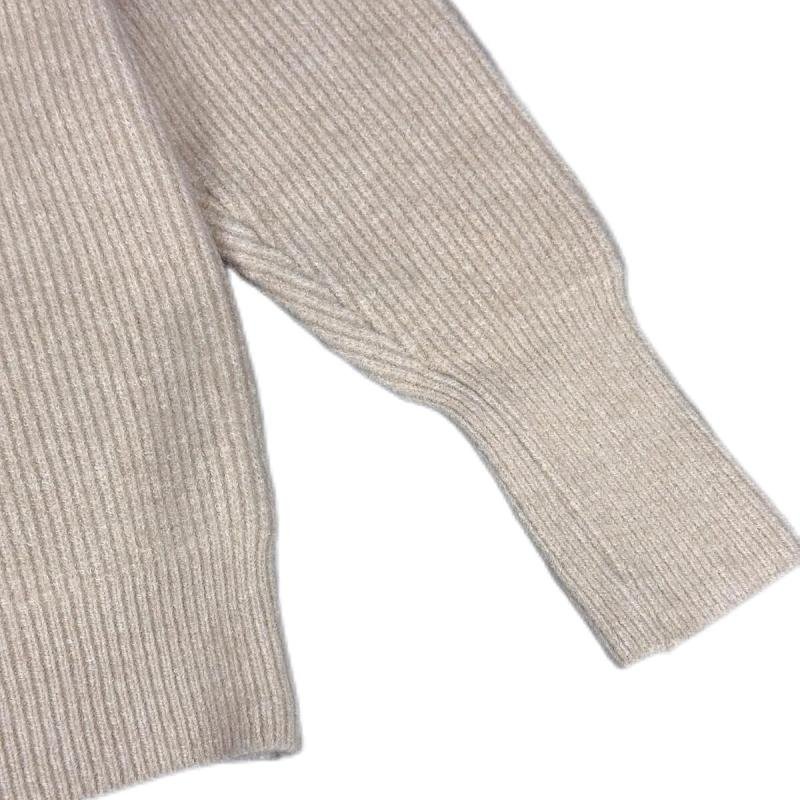 سترة بيج مضلعة برقبة على شكل حرف V للنساء والفتيات من BUNCA