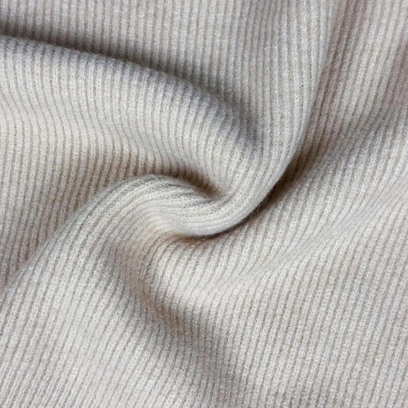 سترة بيج مضلعة برقبة على شكل حرف V للنساء والفتيات من BUNCA