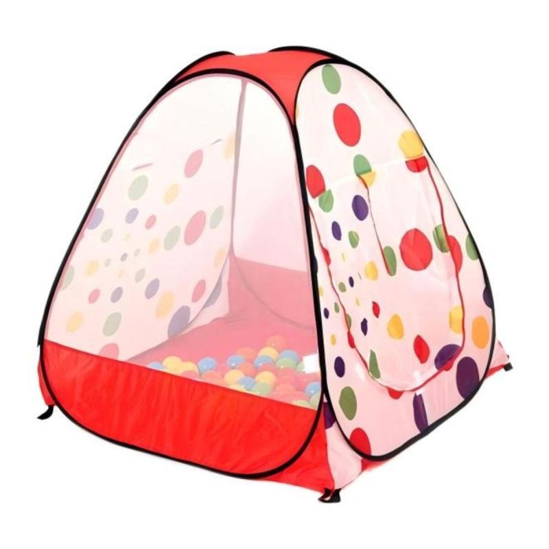 خيمة لعب منبثقة داخل المنزل مع حفرة كرات سحرية، 92×92×96 سم
