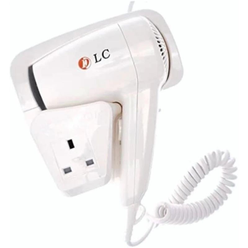 مجفف شعر للفنادق 1200 واط DLC-1202B مجفف الشعر الحائطي المحترف قابل للحمل والنقل