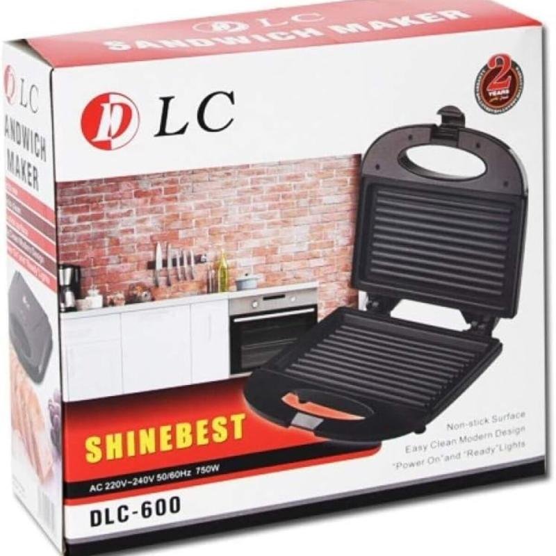750W Sandwich Maker DLC-600 l جهاز سخان خبز ساندوتش دي ال سي - 750 واط - DLC-600